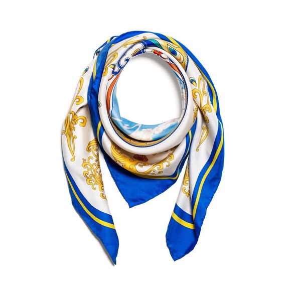 shenyun Accessories - 100% Silk Phoenix of the Sapphire World Scarf